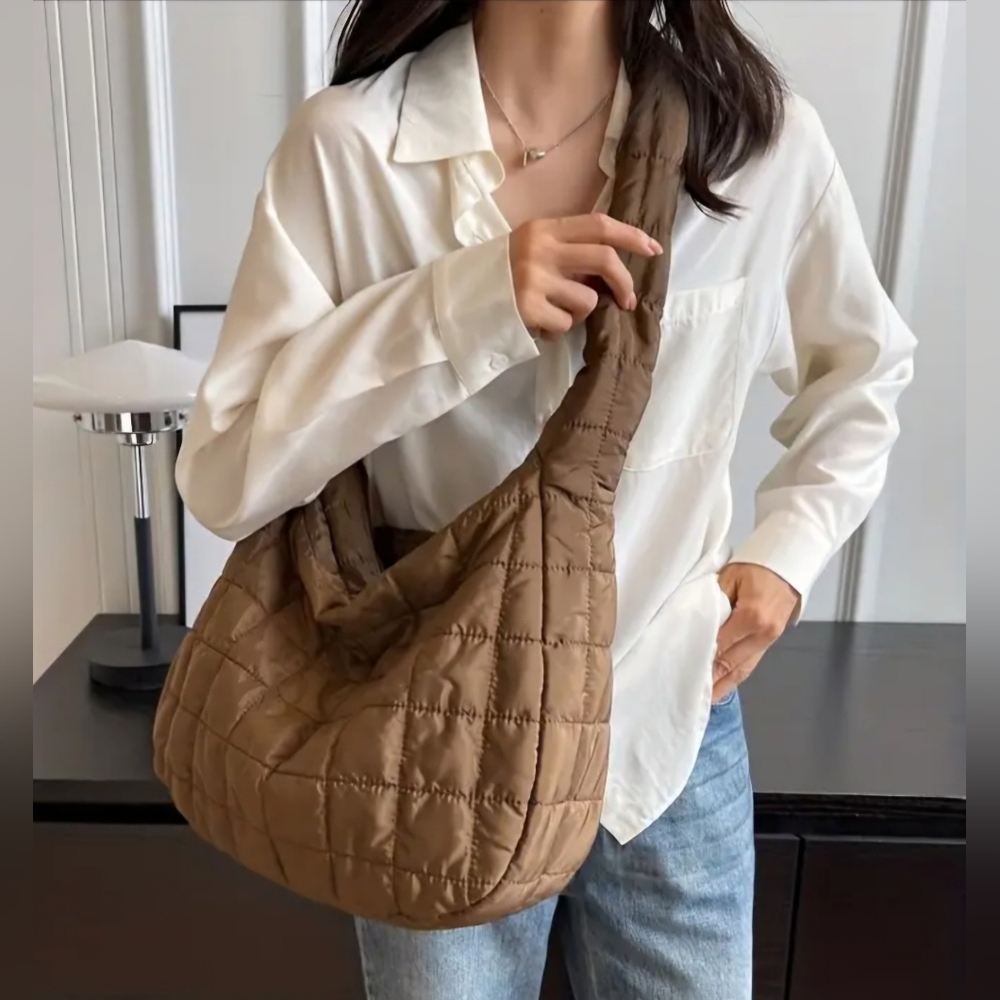 Stylish Hobo Style puffer Comfortable Carry on, Crossbody bag for women